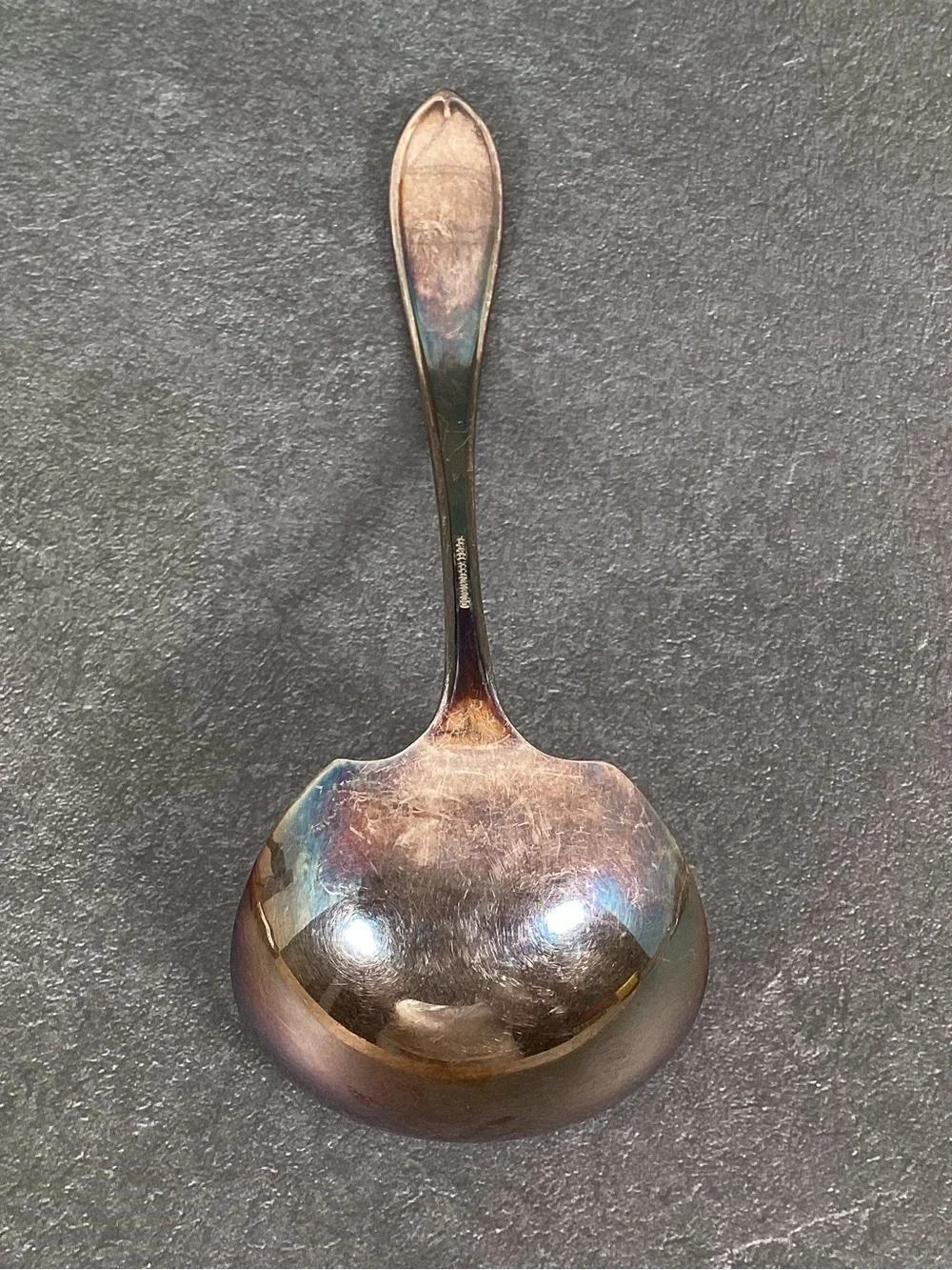 Vintage Silver Gravy Ladel, Sauce Ladle, Sugar Spoon Wm Rogers Grand Elegance